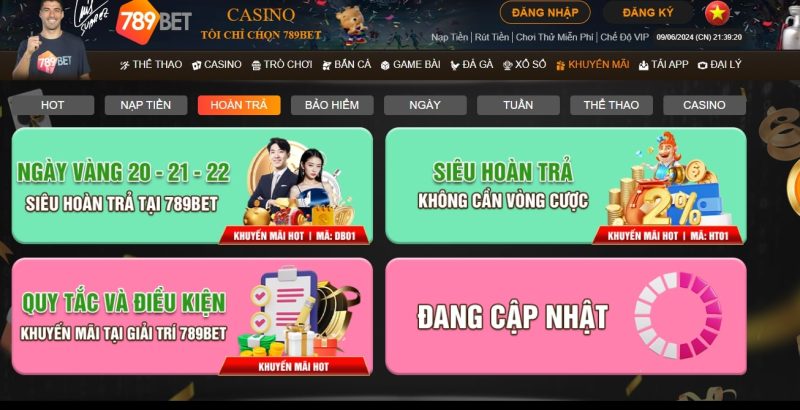 làm thế nào để nhận khuyến mãi tại 789BET